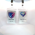 Full Color Name Badge Holder with Clip