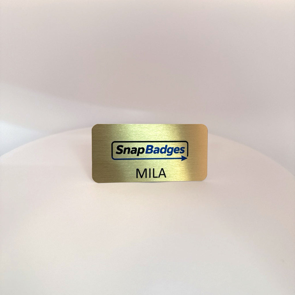 Full Color Metal Name Badge