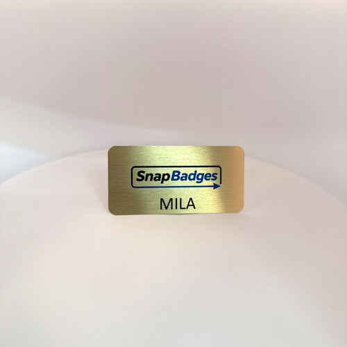 Full Color Metal Name Badge