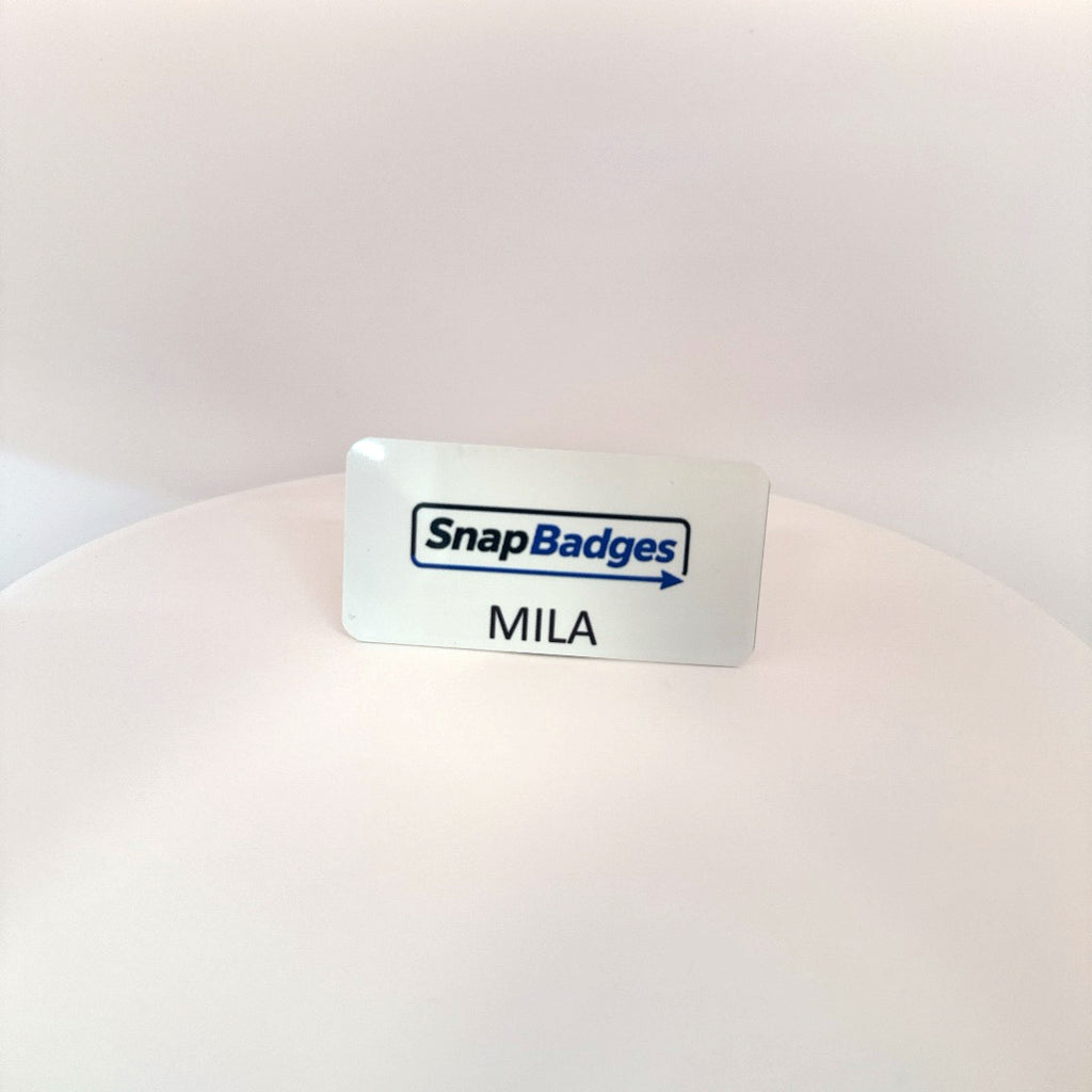 Full Color Metal Name Badge