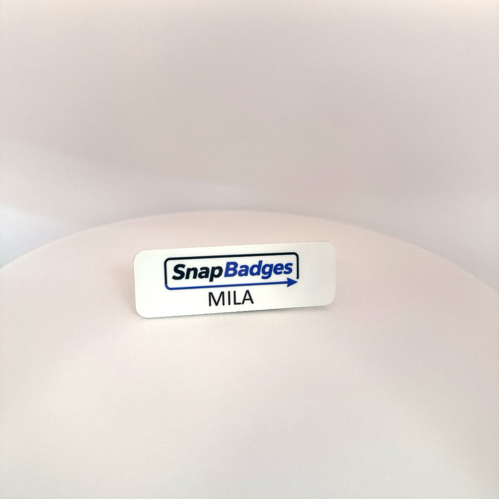 Full Color Plastic Name Badge