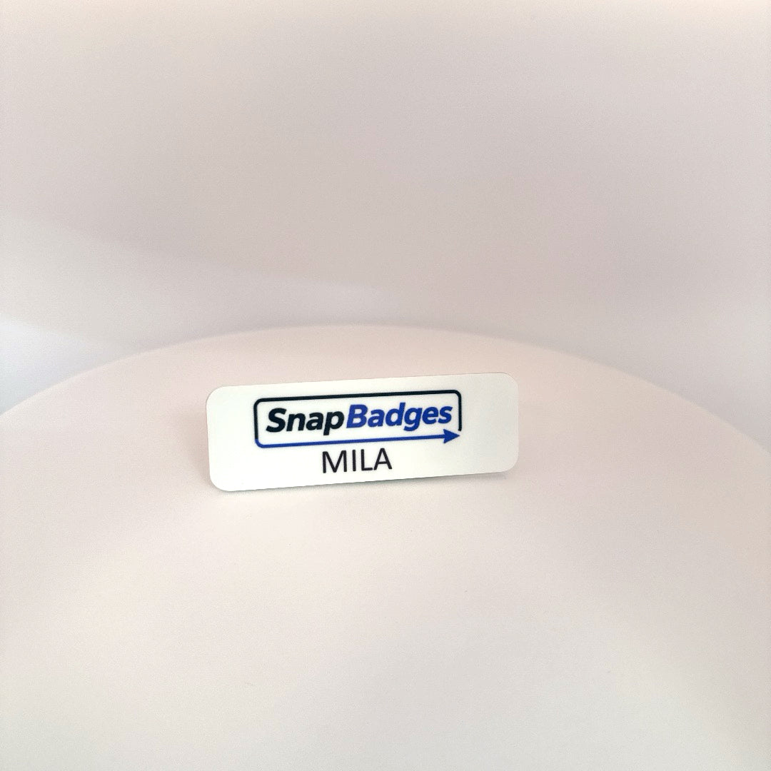 Full Color Plastic Name Badge