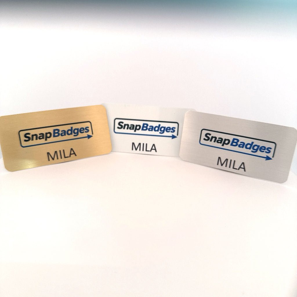 Full Color Metal Name Badge