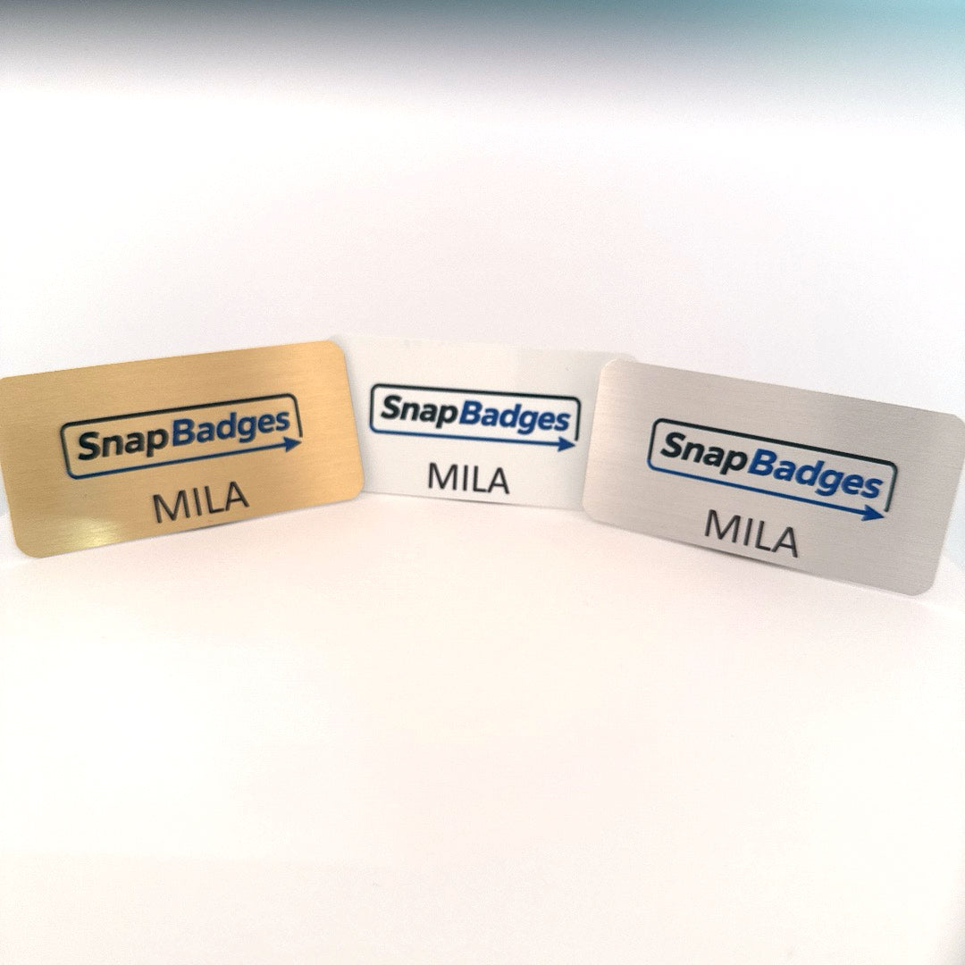 Full Color Metal Name Badge