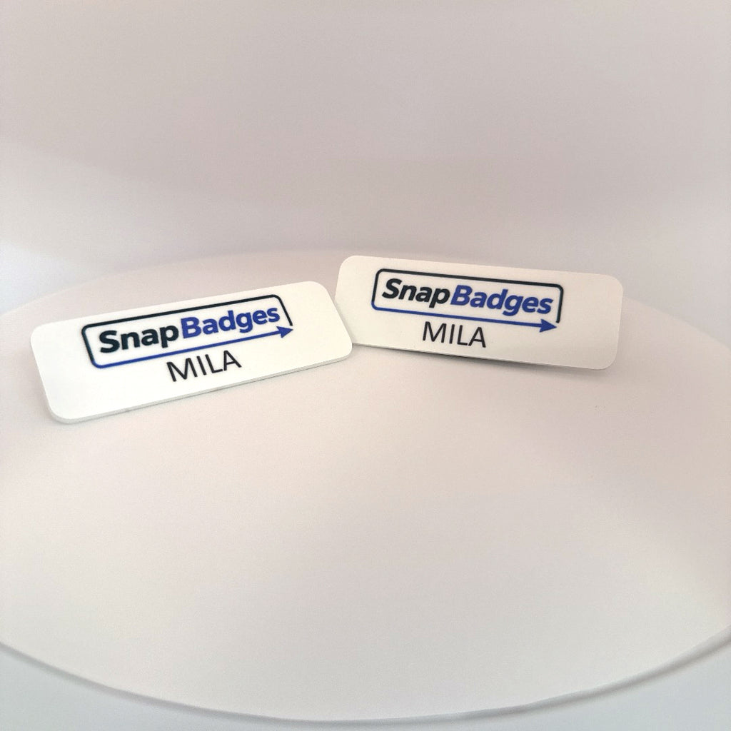 Full Color Plastic Name Badge