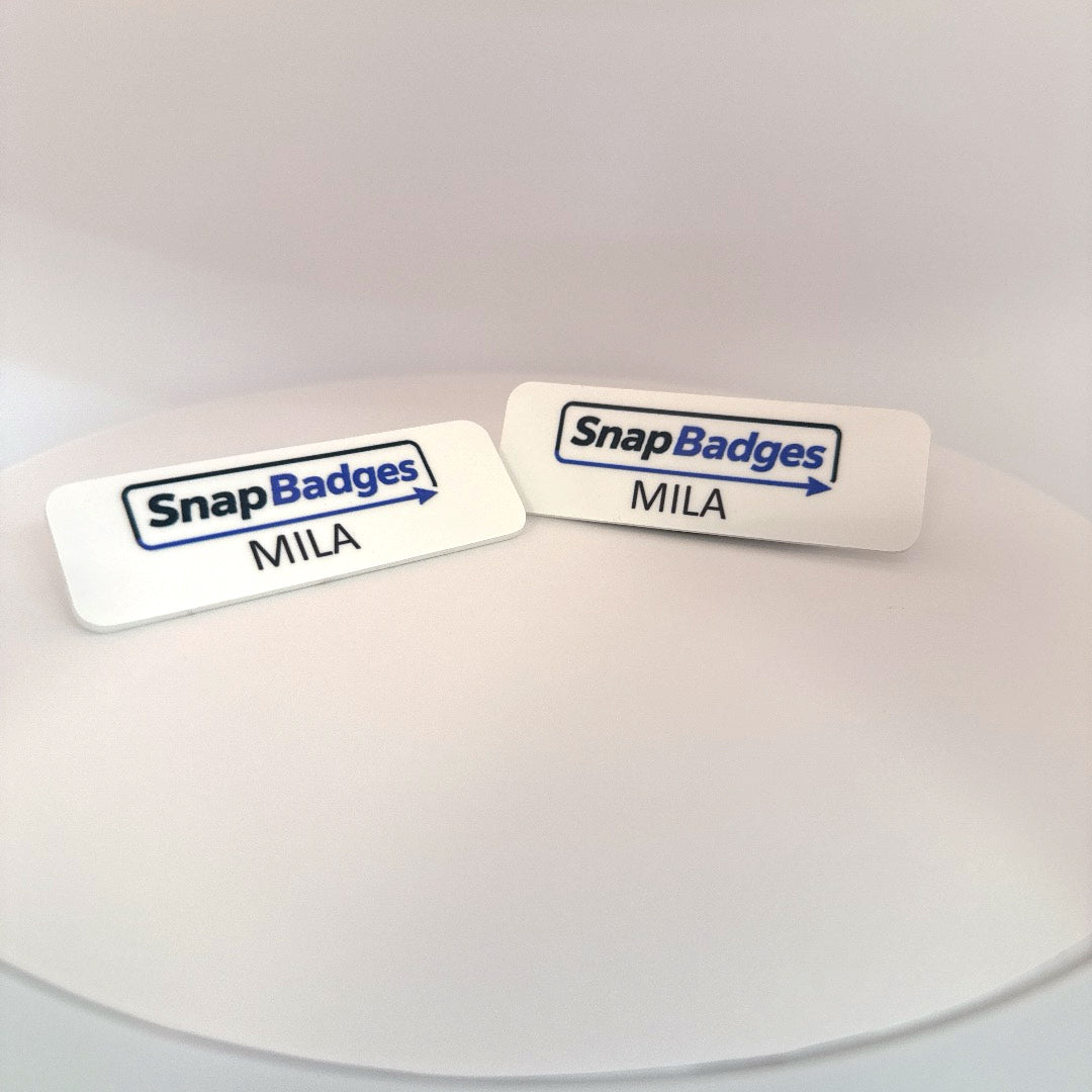 Full Color Plastic Name Badge