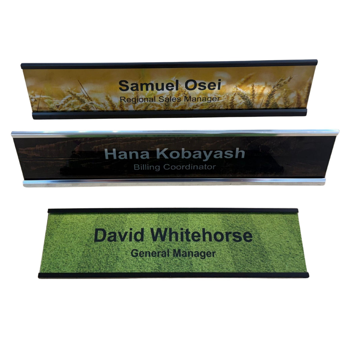 Custom Replacement Name Plate Insert – Desk or Door