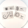 Laser Engraved Brushed Aluminum Name Badge