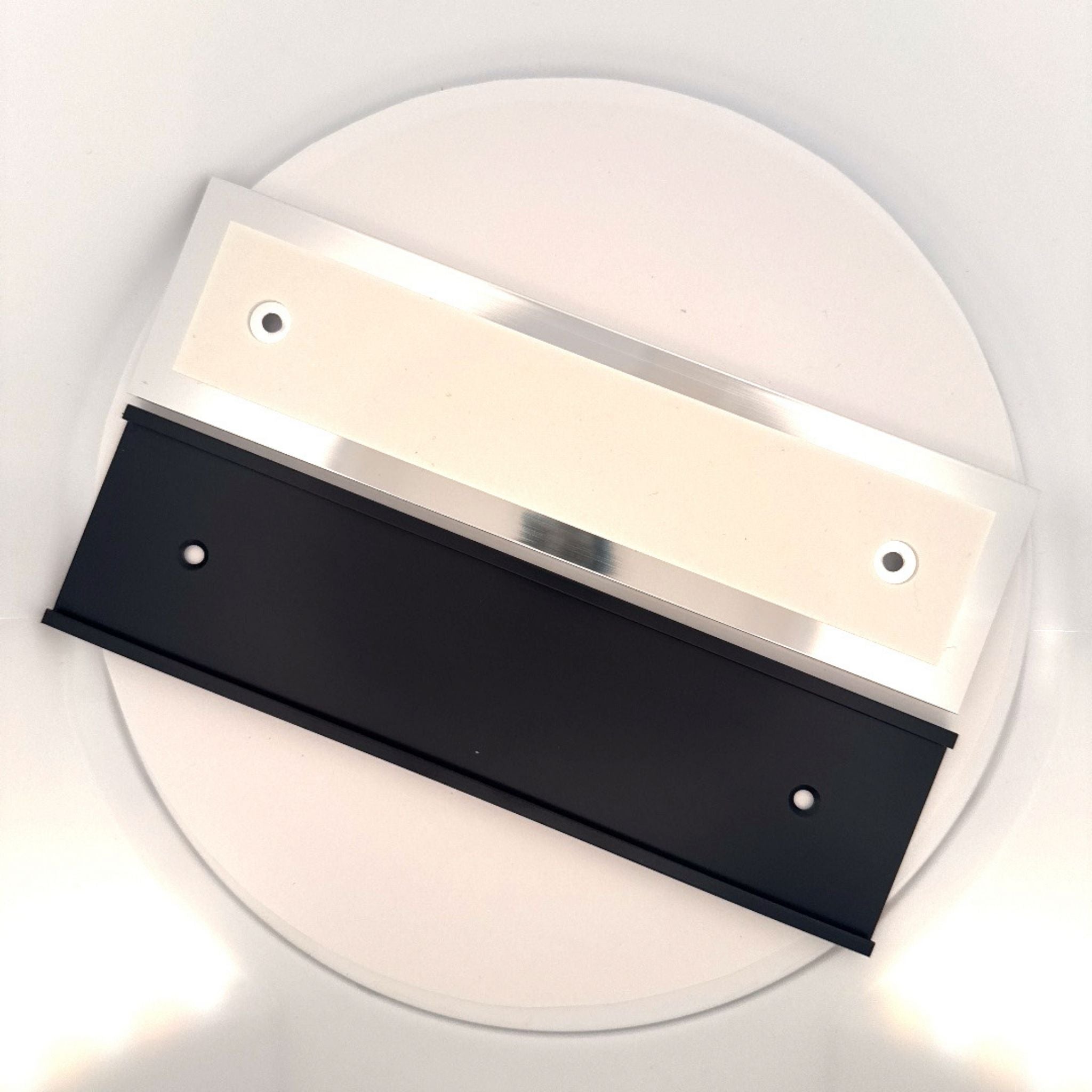 Door Name Plate, Aluminum Insert with Holder