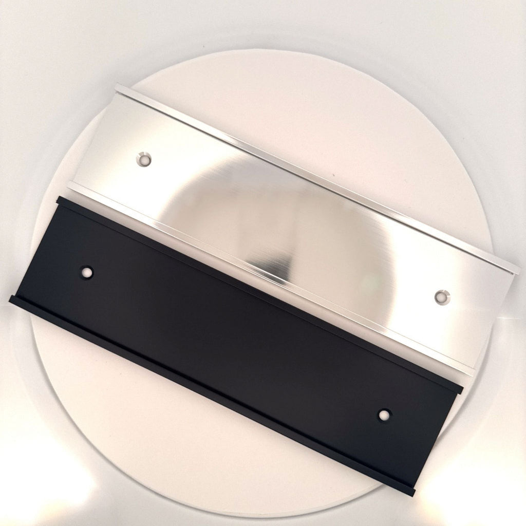 Door Name Plate, Aluminum Insert with Holder