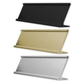 Desk Nameplate, Aluminum Insert with Holder